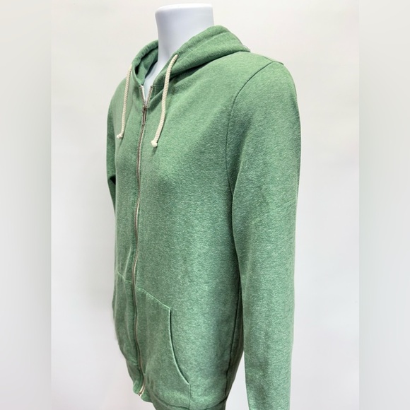 THREADS 4 THOUGHT Men’s green full zip hoodie jacket size S - Picture 3 of 12